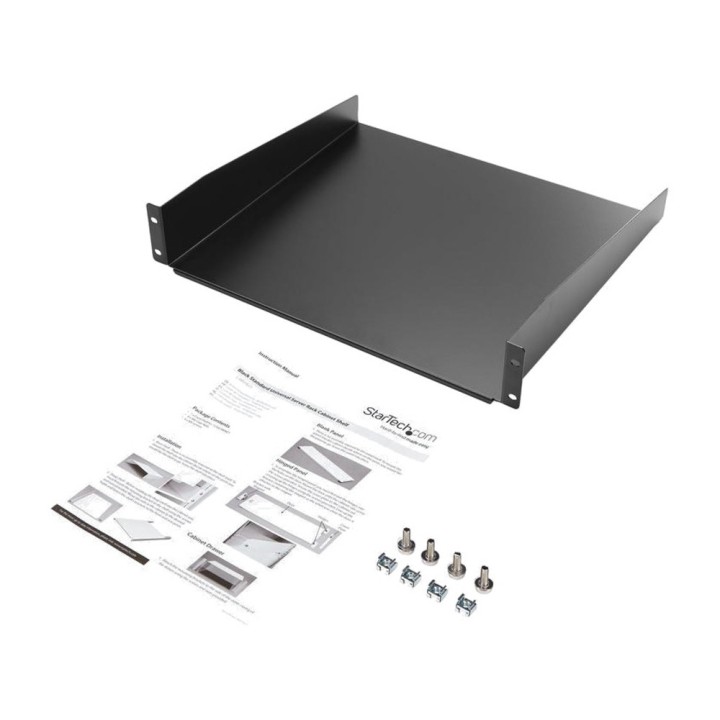 STARTECH.COM Bandeja fija voladiza para armario rack 2U 19"