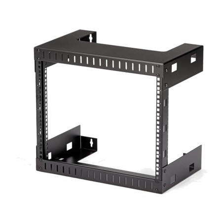 rack abierto de pared con 2 columnas 8u 19" rk812wallo