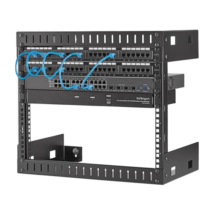 STARTECH.COM Offenes Wandrack mit 2 Säulen 8U 19" RK812WALLO