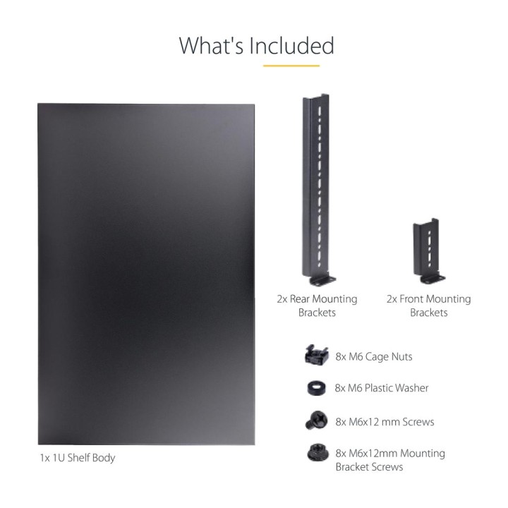 STARTECH.COM Bandeja ajustable de servicio pesado para rack