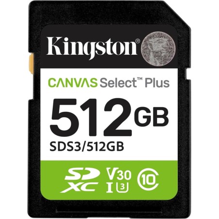 scheda di memoria sdxc canvas-select-plus 512gb uhs-i u3 v30