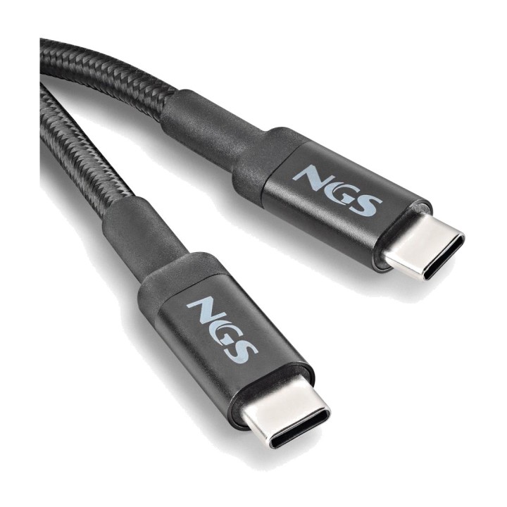NGS Cable USB-C de carga rápida con conectores macho KNOT