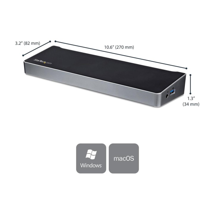 STARTECH.COM Station d’accueil USB-C 13-en-1 pour ordinateur