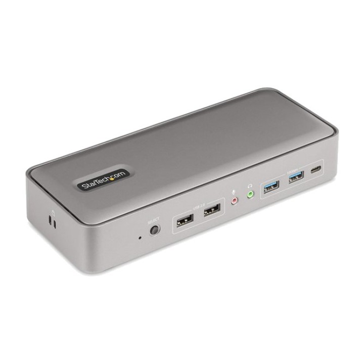 STARTECH.COM 12-in-1 USB-C KVM docking station for two