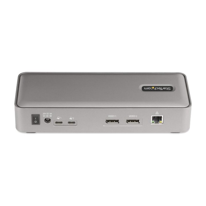 STARTECH.COM 12-in-1 USB-C-KVM-Dockingstation für zwei