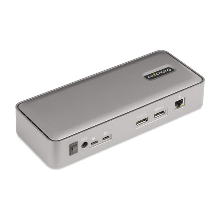 STARTECH.COM 12-in-1 USB-C KVM docking station for two