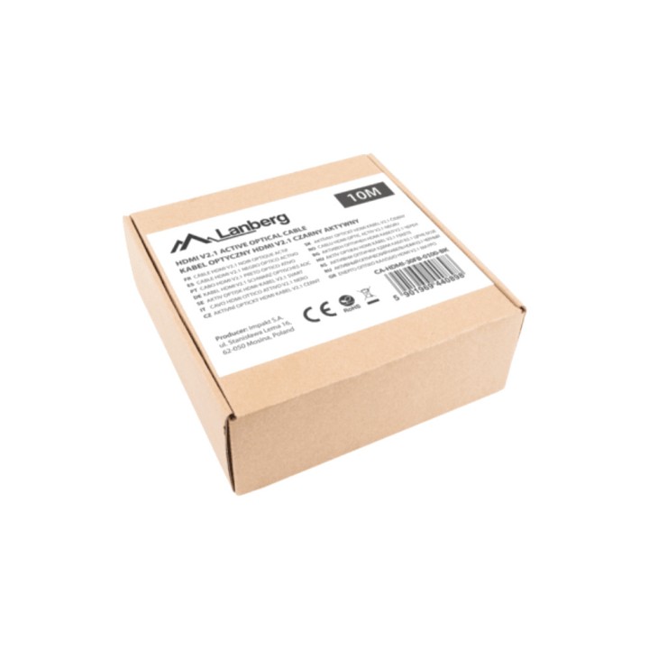 LANBERG Cablu HDMI optic activ cu conectori masculi AOC V2.1