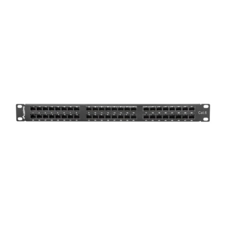 48-port-patchpanel für rackschrank 19" 1u cat.6 utp ppu6-1048-b