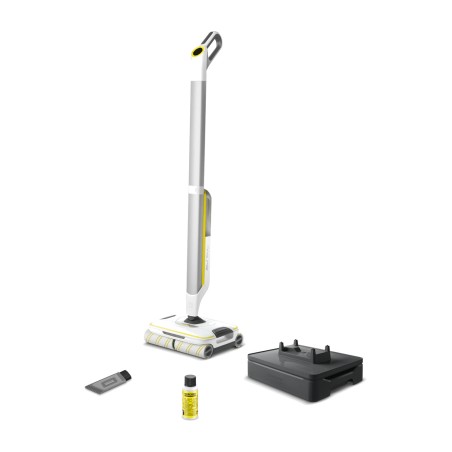 nettoyeur de sols durs sans fil avec 4 rouleaux et écran lcd fc 8 smart signature line
