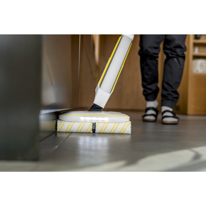 KÄRCHER Nettoyeur de sols durs sans fil avec 4 rouleaux et