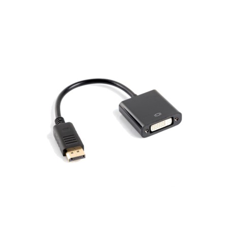 video adaptér samec na samici, dvojitý spoj displayport-dvi-i 24+5 dp1.2 10 cm