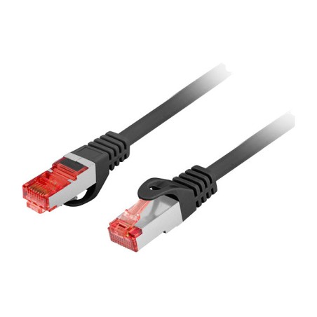latiguillo de red apantallado en cobre puro con conectores rj45 cat6 f/utp lszh 25 cm
