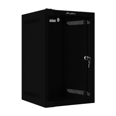 ντουλάπι rack με γυάλινη πόρτα για τοποθέτηση σε τοίχο 10" 9u 280x310mm wf10-2309-10