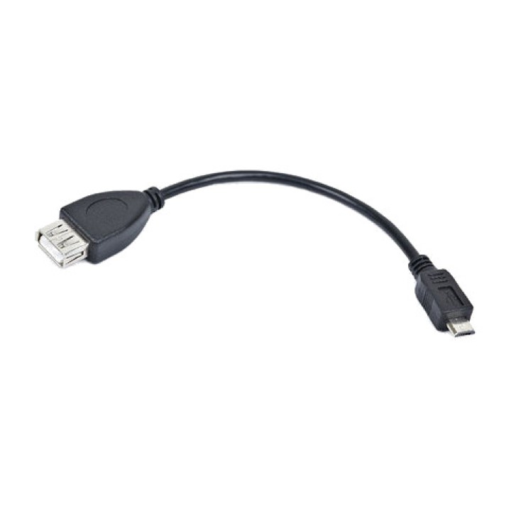 LANBERG OTG-adapterkabel fra micro USB han til USB-A hun 2.0