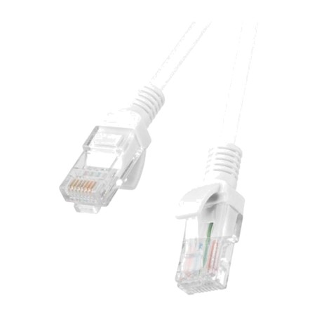 latiguillo de red sin apantallar con conectores rj45 cat6 u/utp cca 2 m