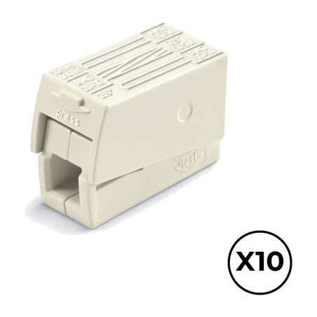 hitri priključek s sponko, 3-potni 2,5 mm2 400 v 24 a 10 uds