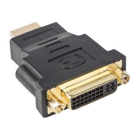 video adaptér samec na samici, jednoduchý spoj hdmi-dvi-i 24+5