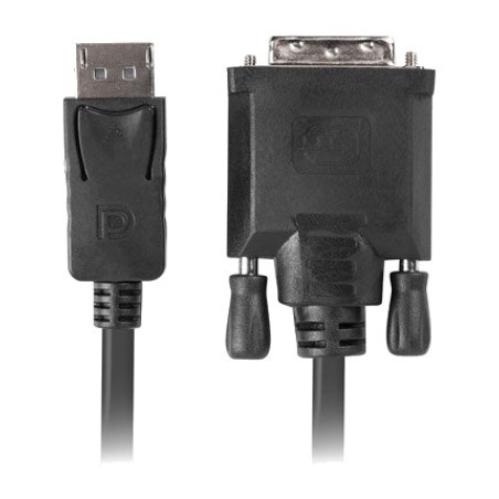 video kabel s konektory samec displayport-dvi-d 24+1 1080p 180 cm