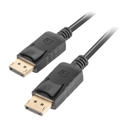 câble displayport avec connecteurs mâles 4k 180 cm ca-dpdp-10cc-0018-bk