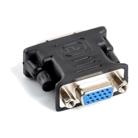 adaptador de vídeo analógico macho a hembra doble enlace dvi-i-vga 24+5