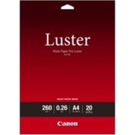 papel fotográfico profesional lustre para inyección de tinta lu-101 a3 297x420mm 260g 20 uds