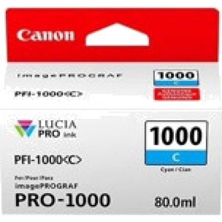 cartucho de tinta pigmentada para impresora pfi-1000 80ml