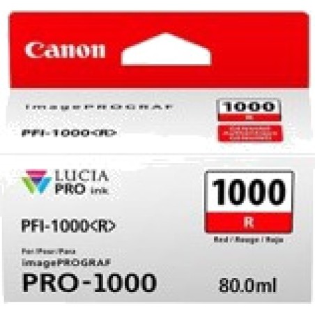 cartucho de tinta pigmentada para impresora pfi-1000 80ml