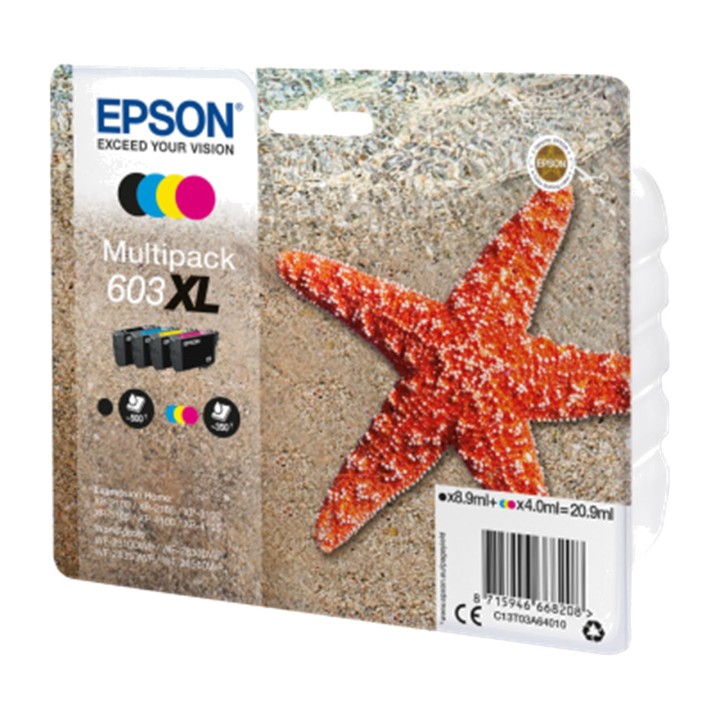 EPSON High-capacity ink cartridge pack 603XL C13T03A64010 4