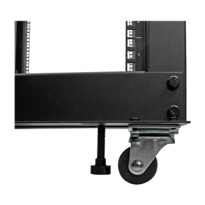 STARTECH.COM 4-post open-frame rack with casters and