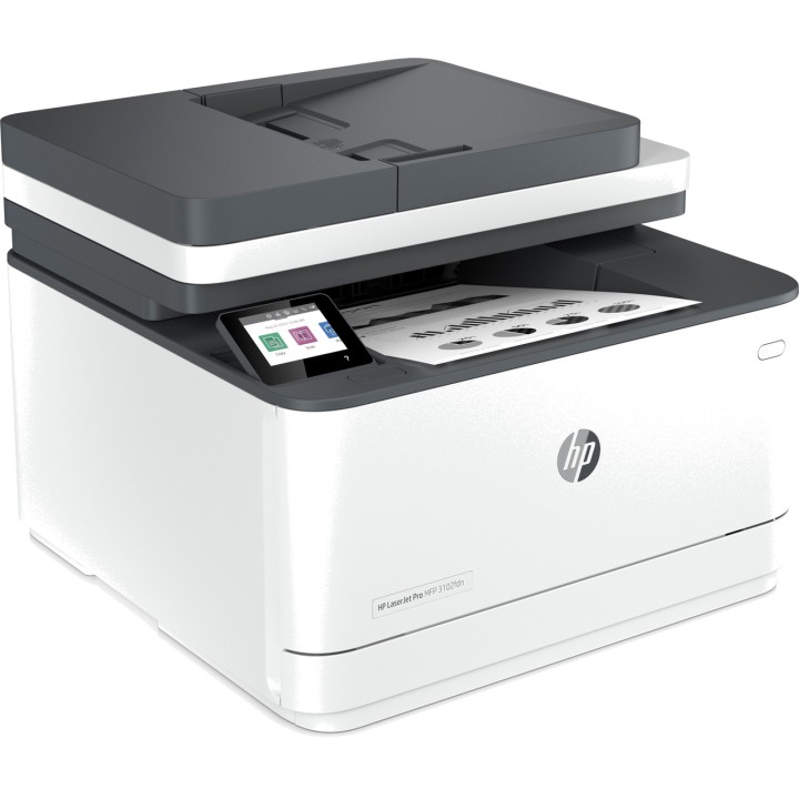 HP Monochromer Laser-Multifunktionsdrucker mit Fax
