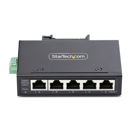 industrieller unmanaged gigabit-ethernet-switch mit 5 ports i51gethernetswitch