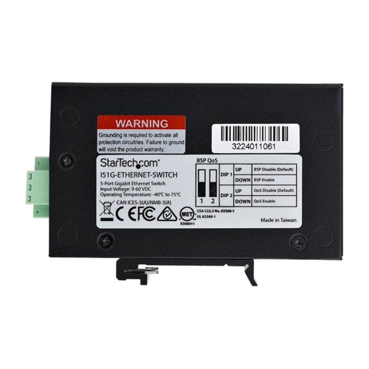 STARTECH.COM Switch Ethernet Gigabit industrial no