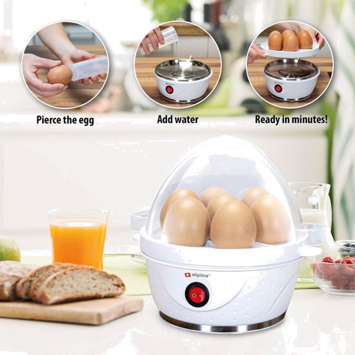 ALPINA 7-egg cooker 320-380W 73556