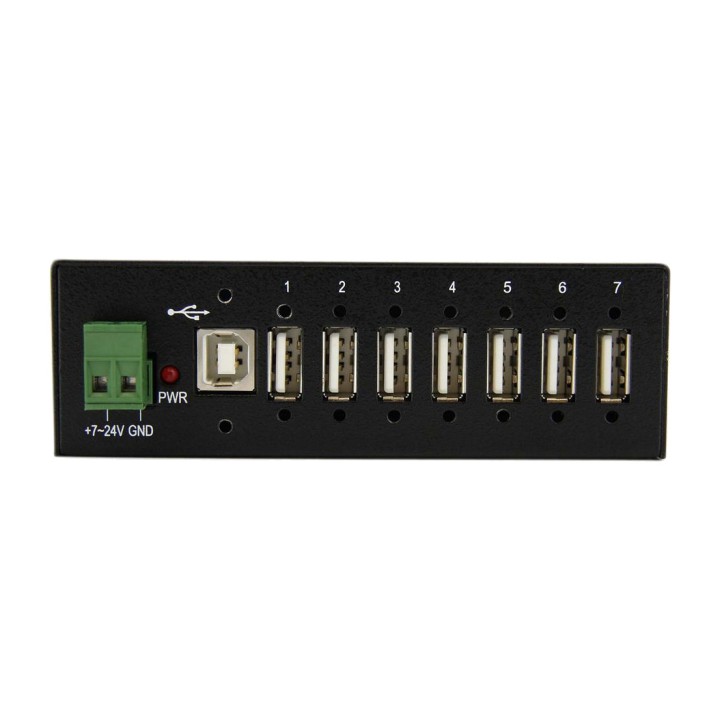 STARTECH.COM Hub USB industriel métallique à 7 ports avec
