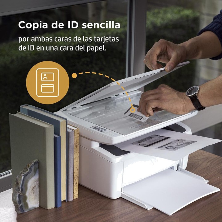 HP Impressora multifuncional a laser preto e branco com WiFi
