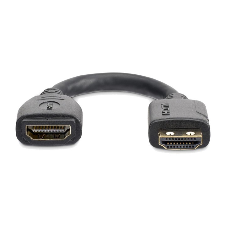 STARTECH.COM HDMI 2.0 hosszabbító dugó–alj 4K60HZ HDR 15 CM