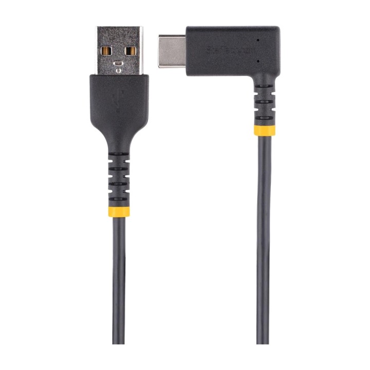 STARTECH.COM Cable acodado resistente de aramida USB-A a
