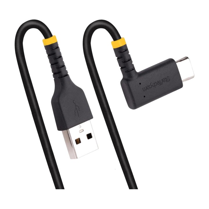 STARTECH.COM Cable acodado resistente de aramida USB-A a