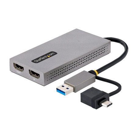 προσαρμογέας γραφικών usb 3.0 και usb-c σε διπλό hdmi 4k 107busbhdmi