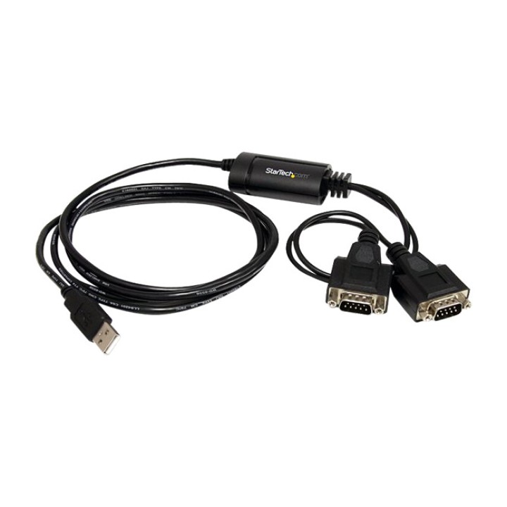 STARTECH.COM Câble adaptateur USB-A vers double port série