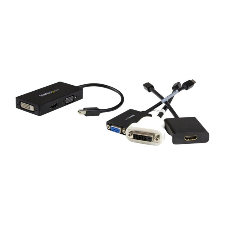 STARTECH.COM Adapter 3 v 1 iz Mini DisplayPort v VGA, DVI