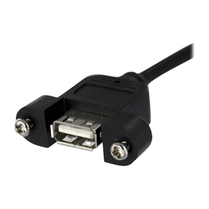 STARTECH.COM USB 2.0-kabel til panelmontering, USB-A-hun til