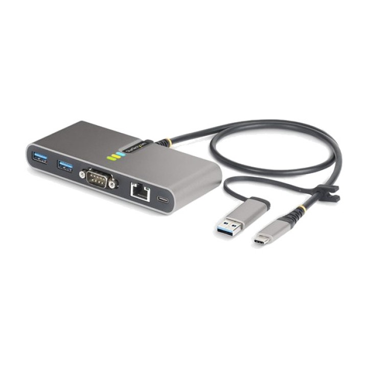 STARTECH.COM Hub USB-C con porta seriale ed Ethernet Gigabit