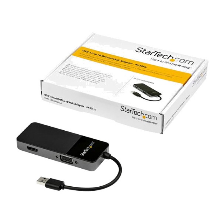 STARTECH.COM Προσαρμογέας γραφικών USB 3.0 σε HDMI και VGA