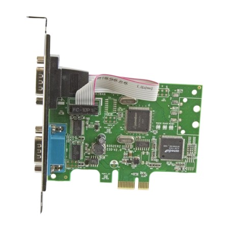 tarjeta serie pci express con 2 puertos rs232 db9 pex2s1050