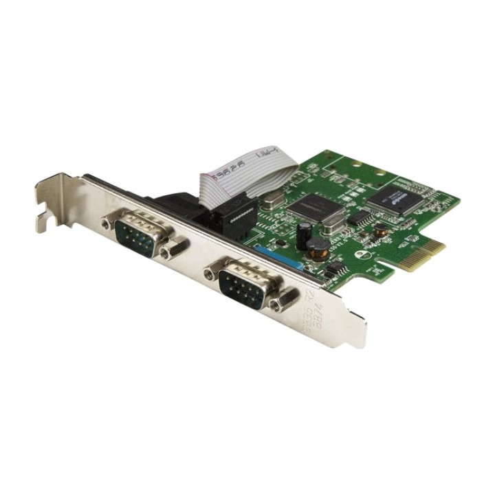 STARTECH.COM Carte série PCI Express avec 2 ports RS232 DB9