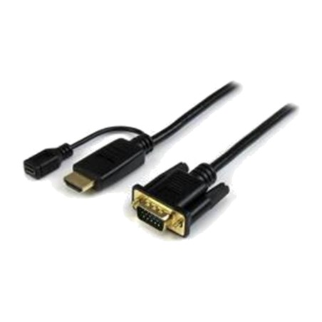 cable conversor activo hdmi a vga con alimentación micro usb 1080p 3 m hd2vgamm10