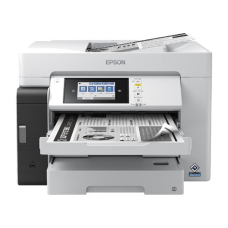 monochrome multifunction printer with ink tank, network, wi-fi and duplex ecotank-pro et-m16685 a3+