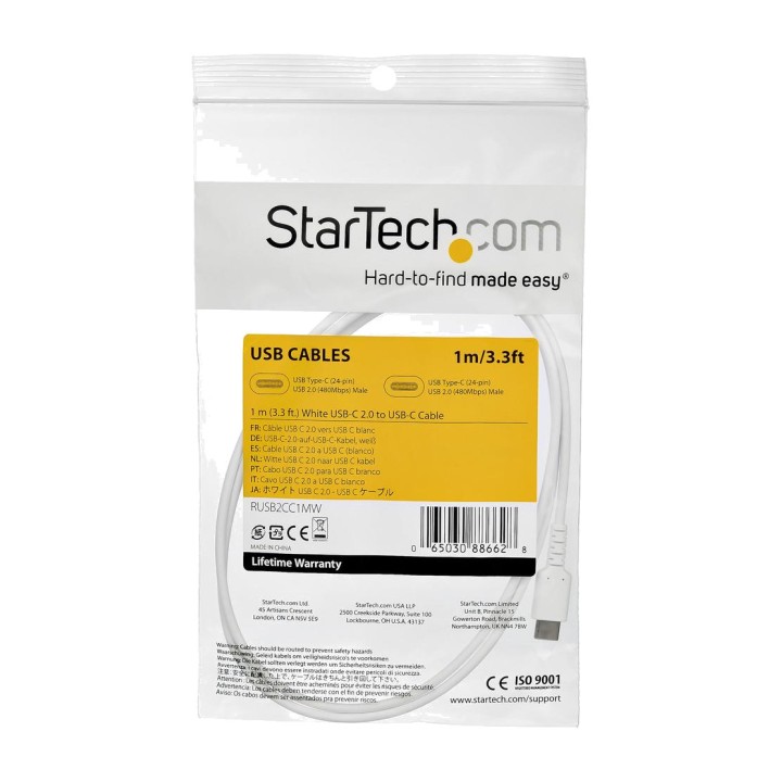 STARTECH.COM Cable resistente de aramida con conectores