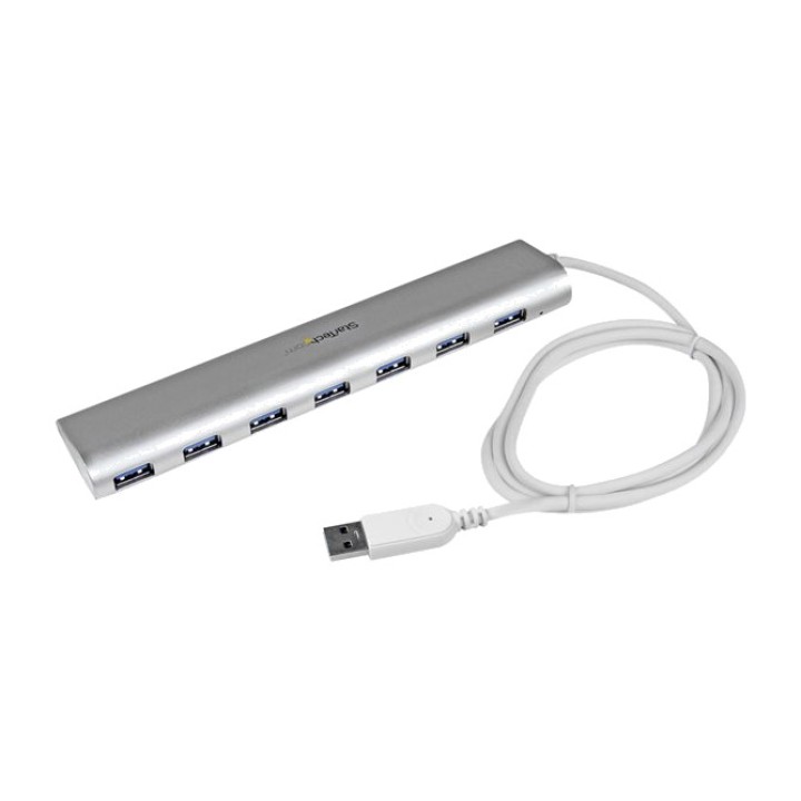 STARTECH.COM Hub USB in alluminio con 7 porte e cavo